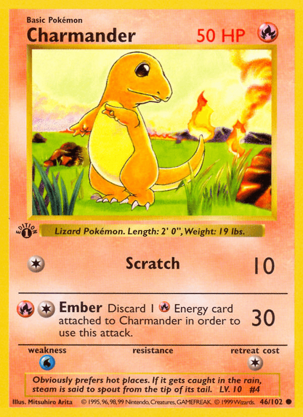 Charmander 46/102
