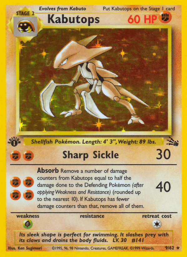 Kabutops 9/62