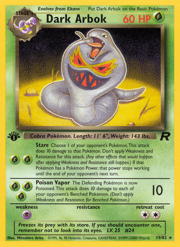 Dark Arbok 19/82