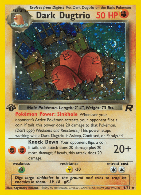 Dark Dugtrio 6/82