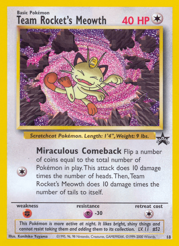 Team Rocket's Meowth 18/53