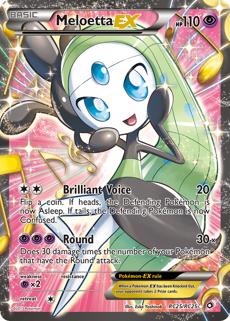 Meloetta-EX RC25/113