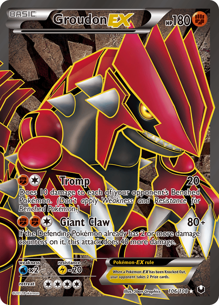 Groudon-EX 106/108