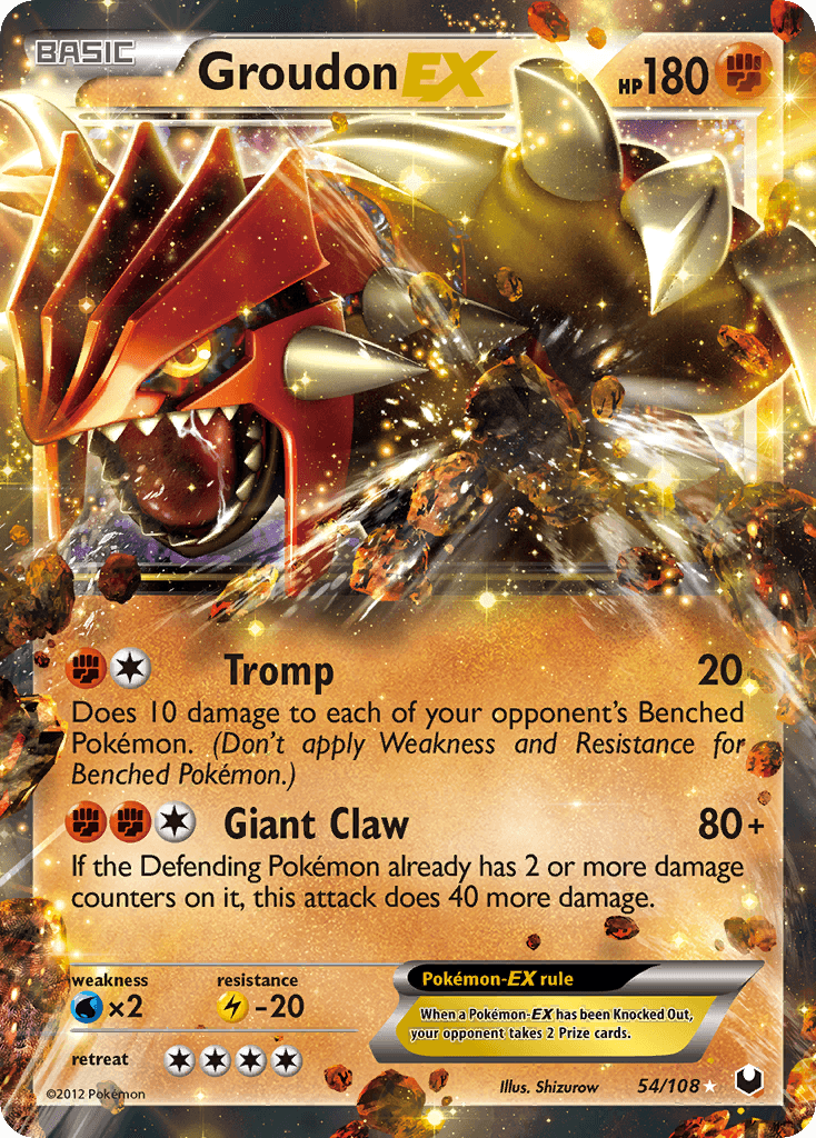Groudon-EX 54/108