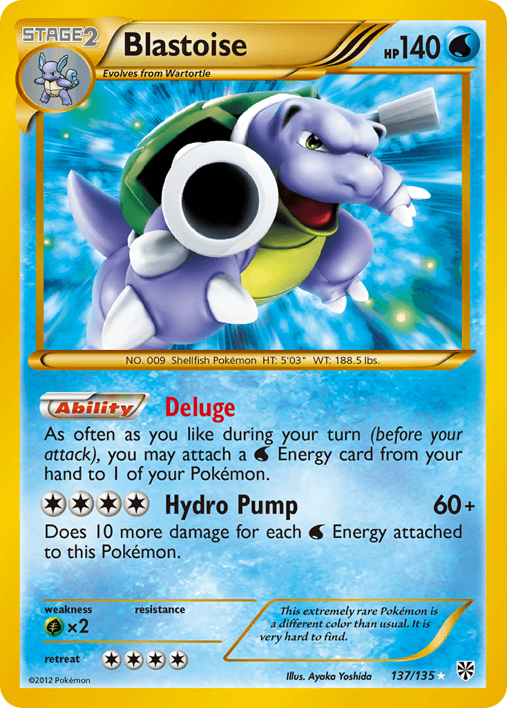 Blastoise 137/135