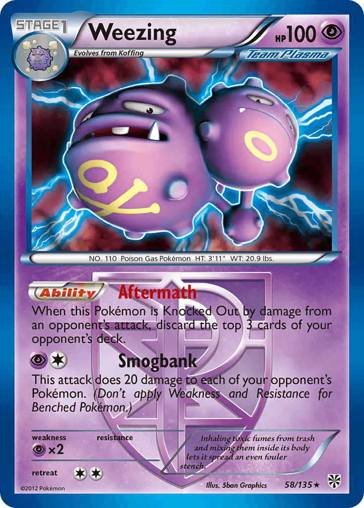 Weezing 58/135