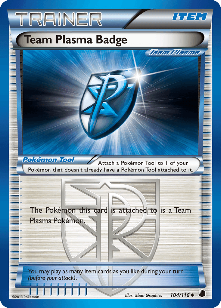 Team Plasma Badge 104/116
