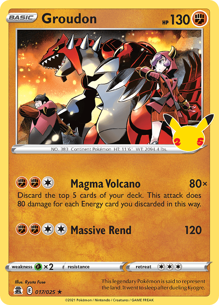 Groudon 17/25