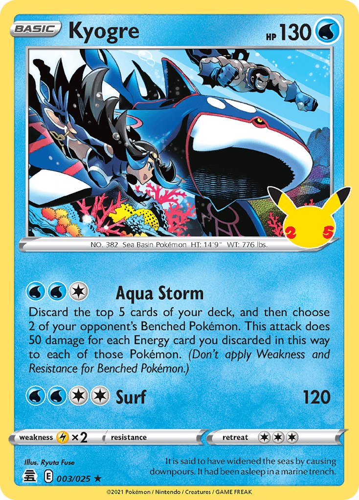 Kyogre 3/25