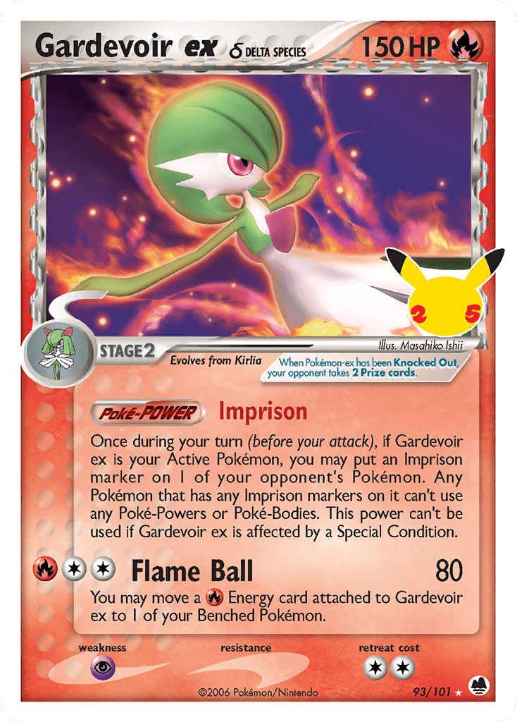 Gardevoir ex δ 93/25