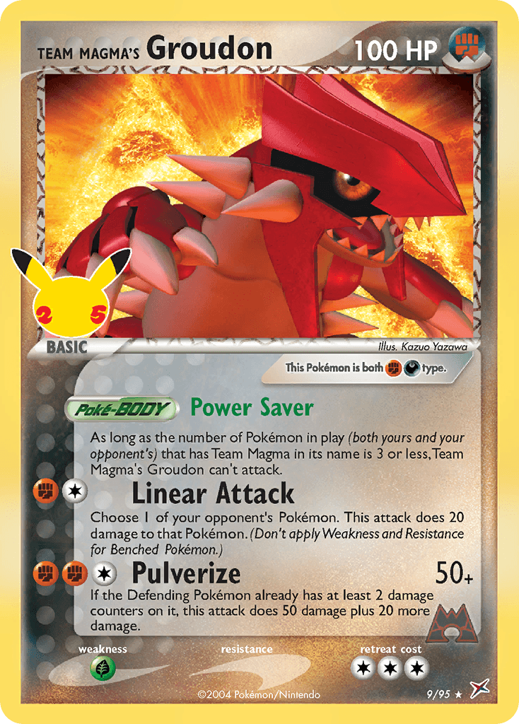 Team Magma's Groudon 9/25