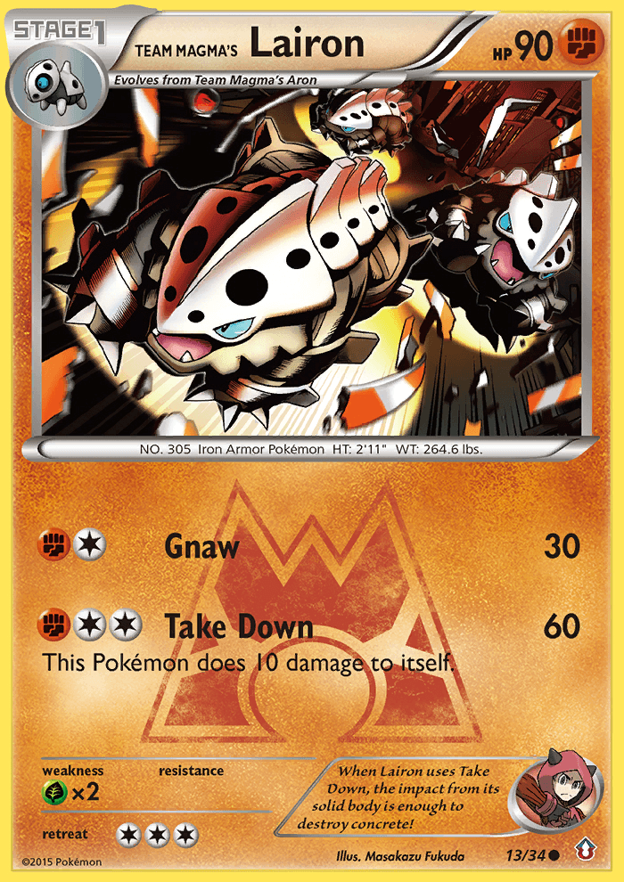 Team Magma's Lairon 13/34