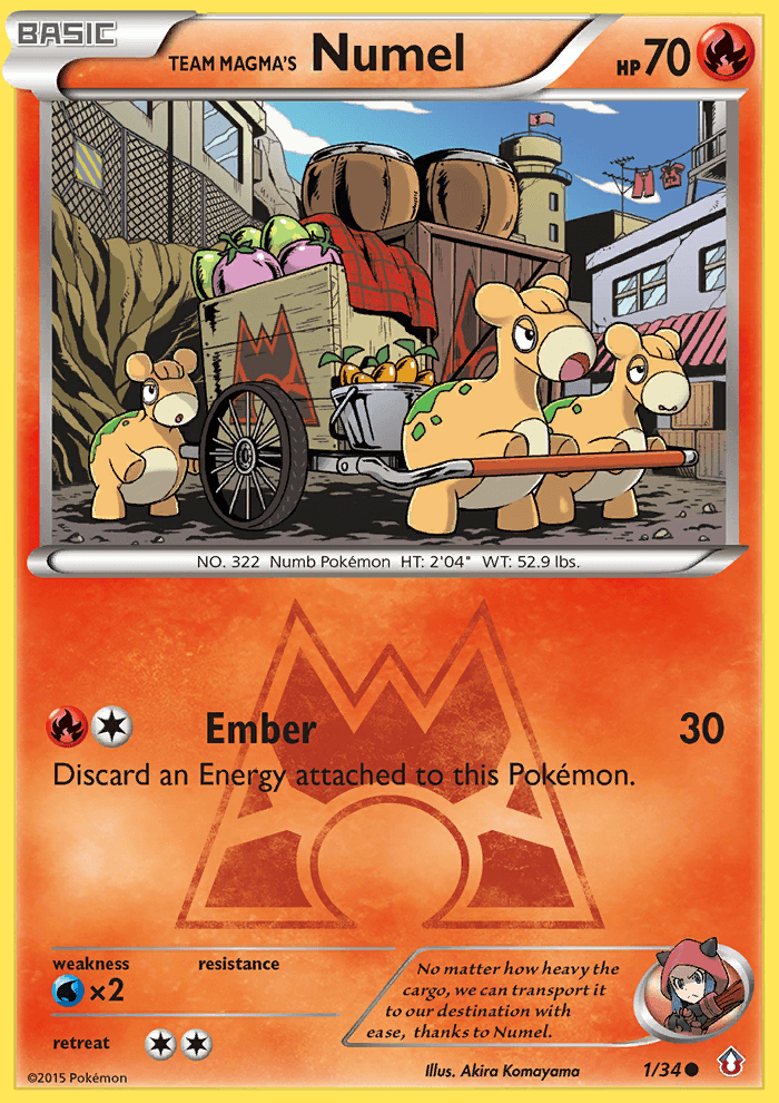 Team Magma's Numel 1/34