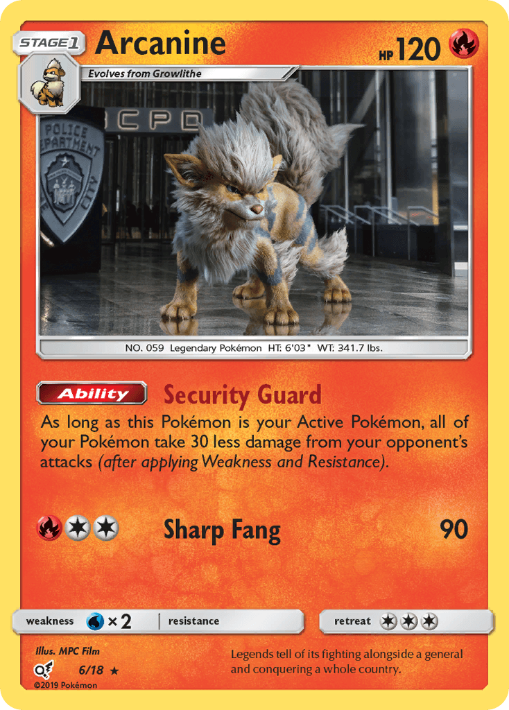 Arcanine 6/18