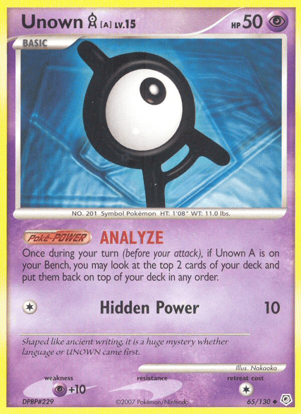 Unown [A] 65/130