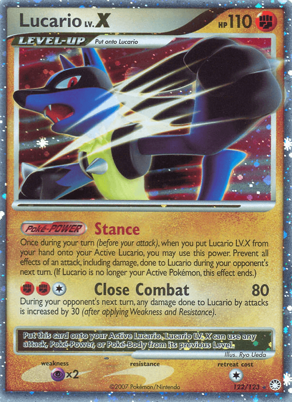 Lucario LV.X 122/123