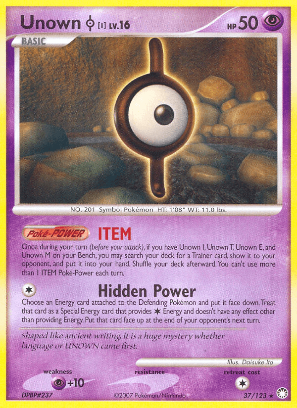 Unown [I] 37/123