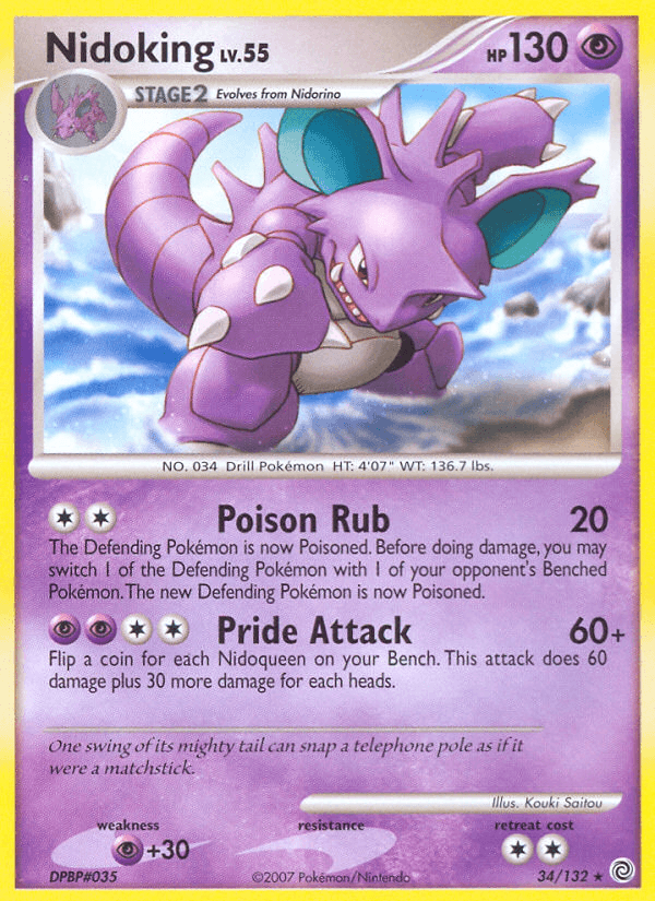 Nidoking 34/132