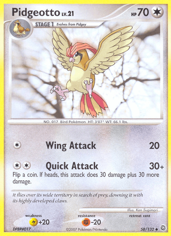 Pidgeotto 58/132