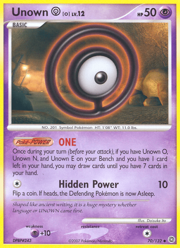 Unown [O] 70/132