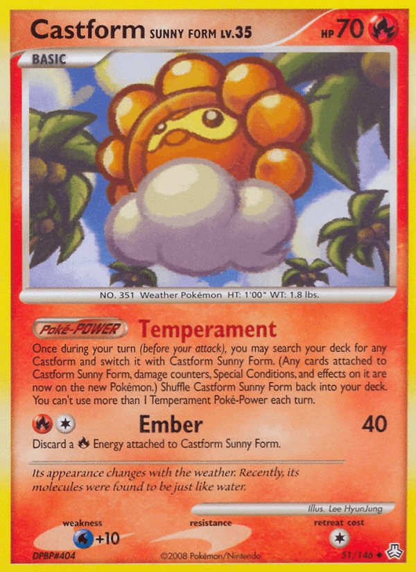 Castform Sunny Form 51/146