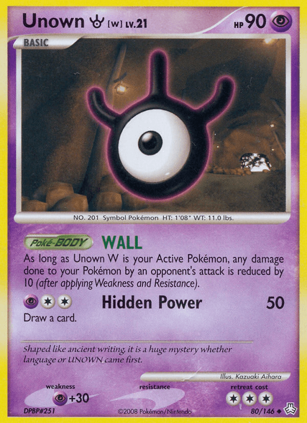 Unown [W] 80/146