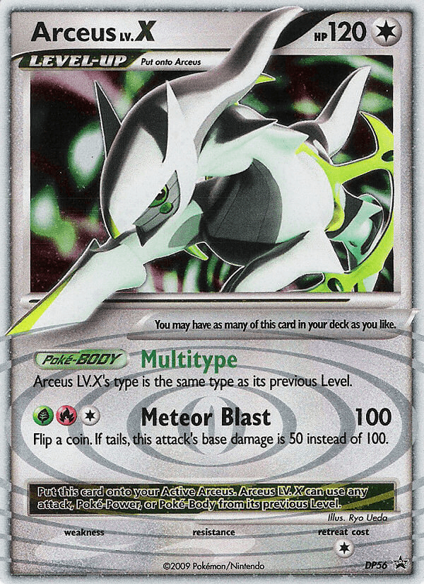 Arceus LV.X DP56/56