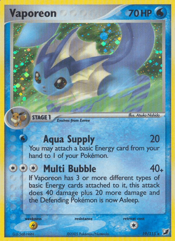 Vaporeon 19/115