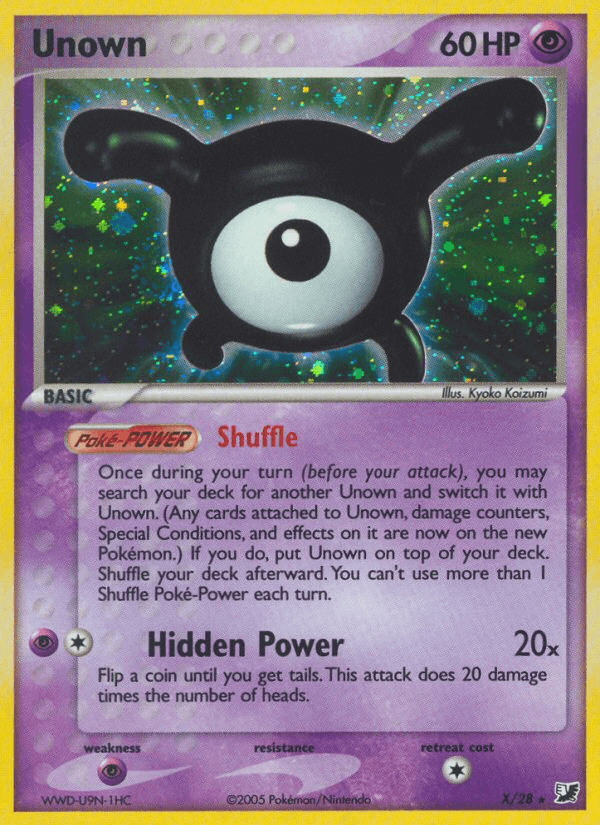 Unown X/115