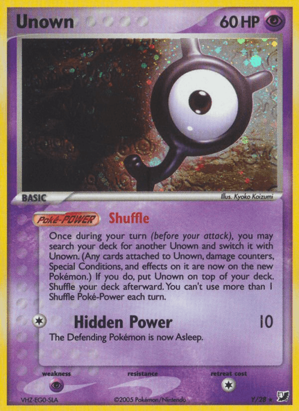 Unown Y/115