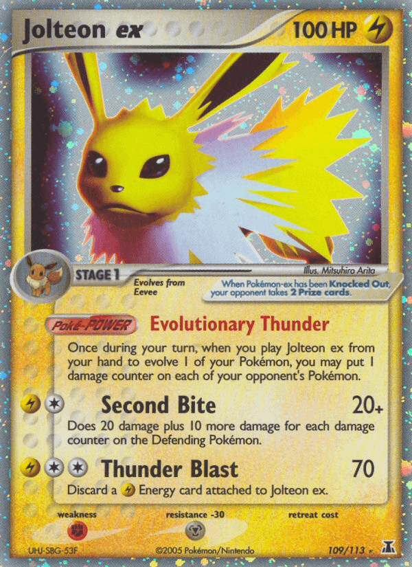 Jolteon ex 109/113