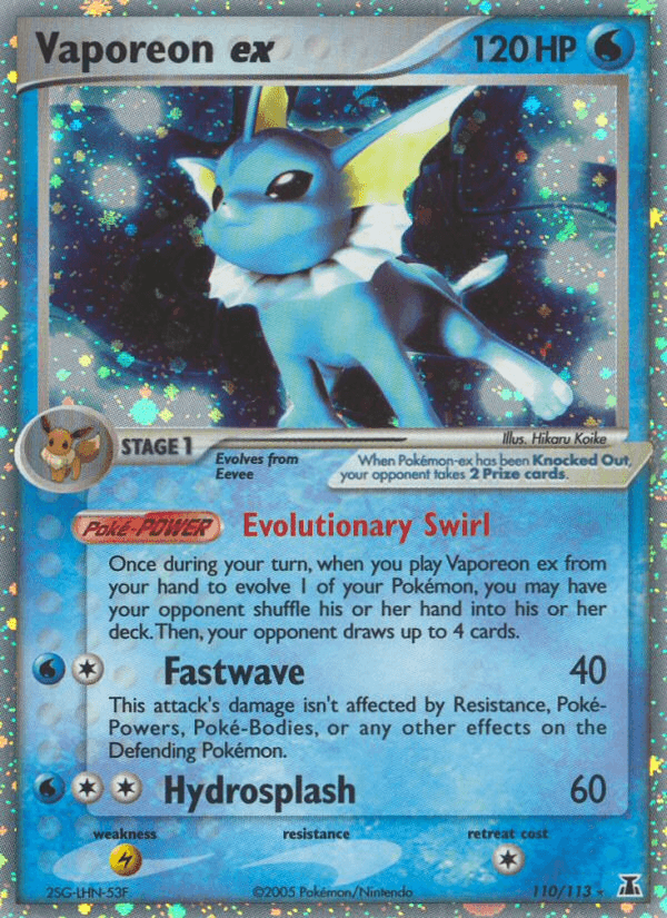 Vaporeon ex 110/113
