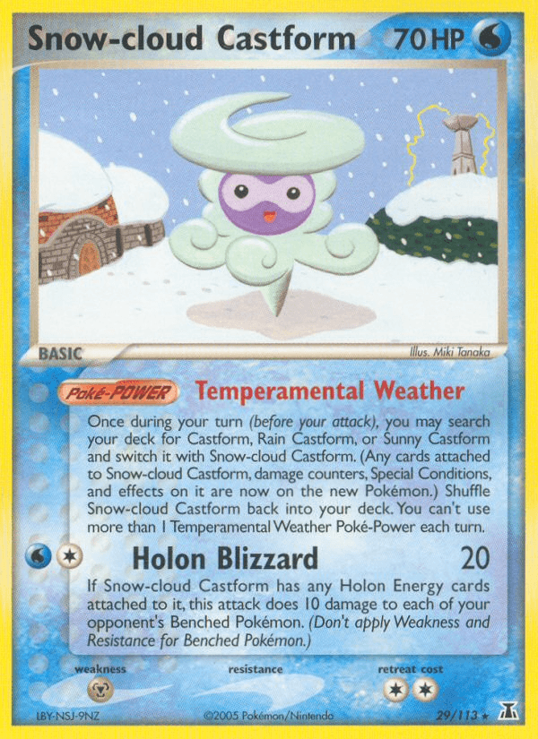Snow-cloud Castform 29/113