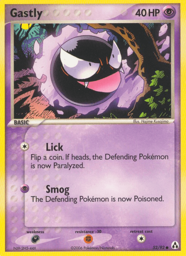 Gastly 52/92