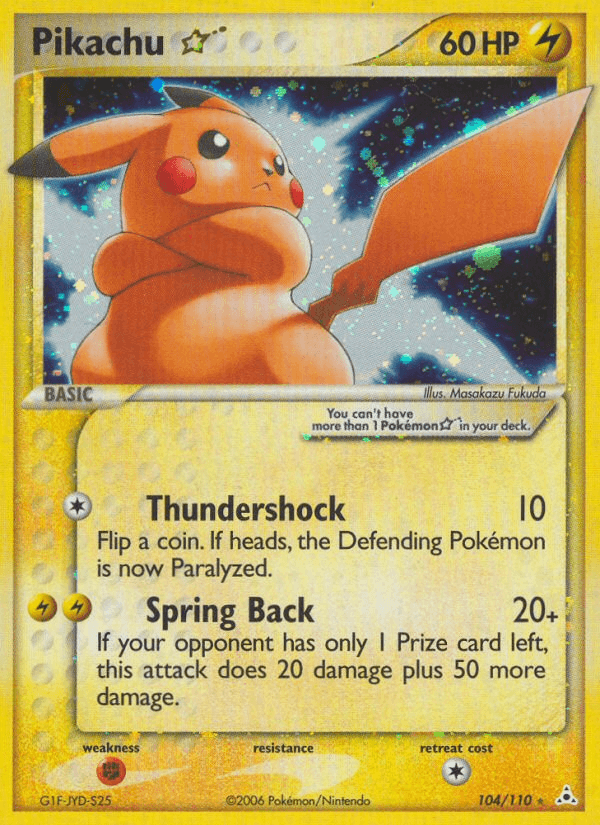 Pikachu ★ 104/110