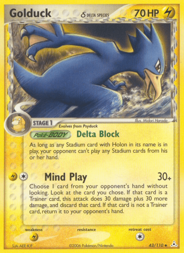 Golduck δ 43/110