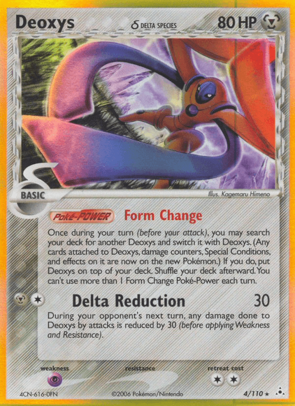 Deoxys δ 4/110