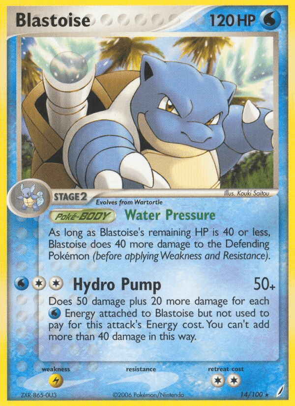 Blastoise 14/100
