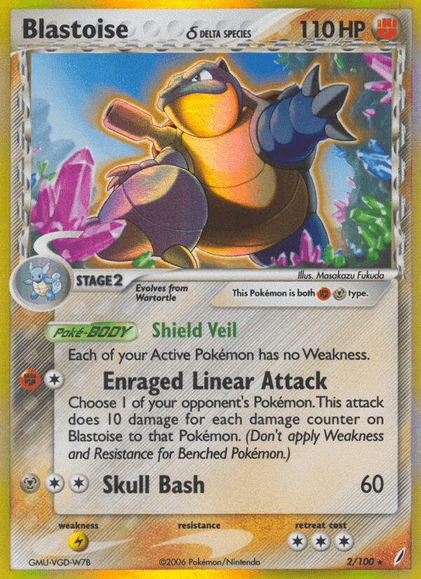 Blastoise δ 2/100