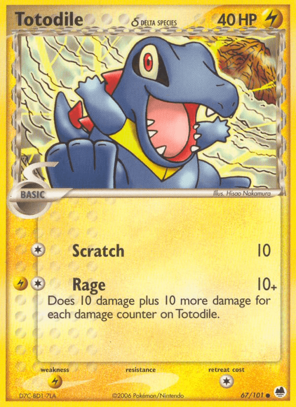 Totodile δ 67/101