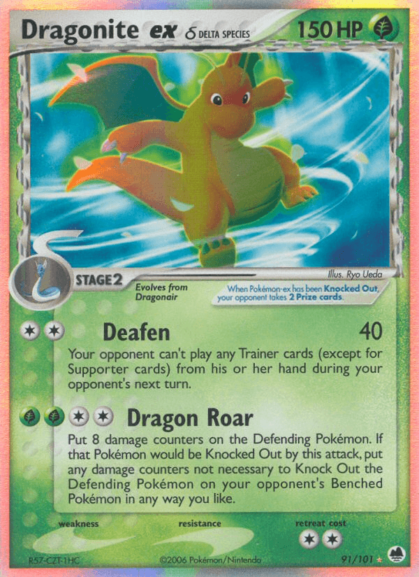 Dragonite ex δ 91/101