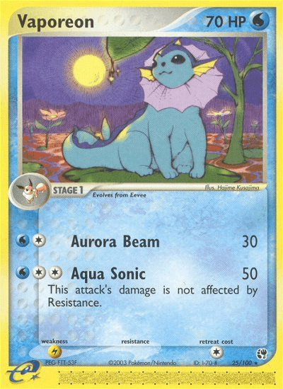 Vaporeon 25/100