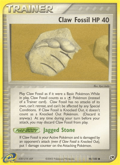 Claw Fossil 90/100