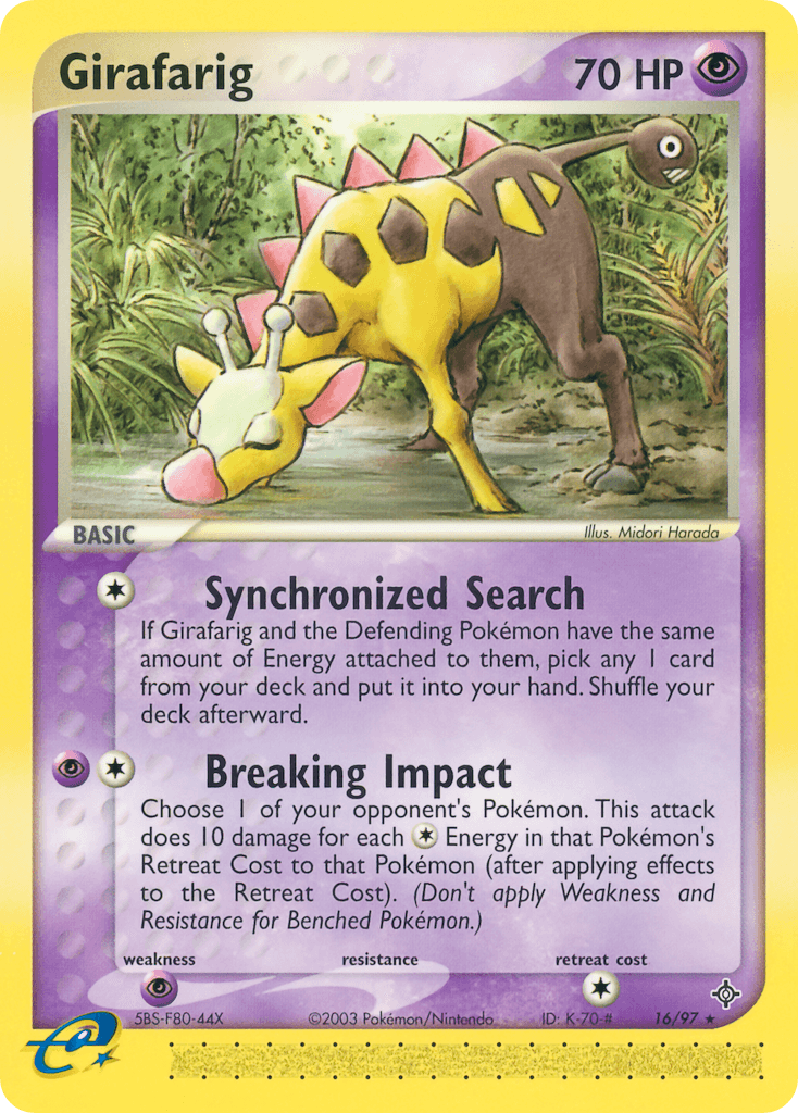Girafarig 16/97