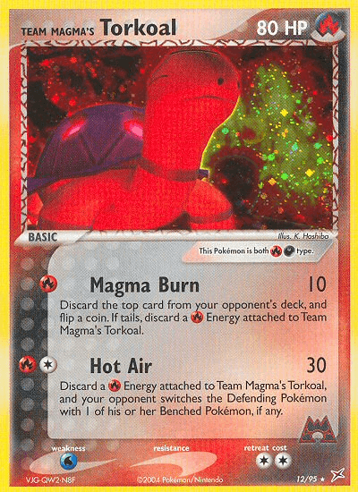 Team Magma's Torkoal 12/95