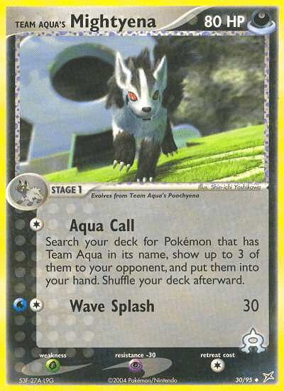 Team Aqua's Mightyena 30/95