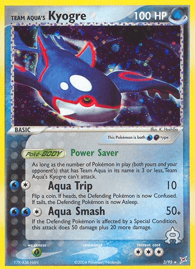 Team Aqua's Kyogre 3/95