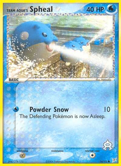 Team Aqua's Spheal 56/95