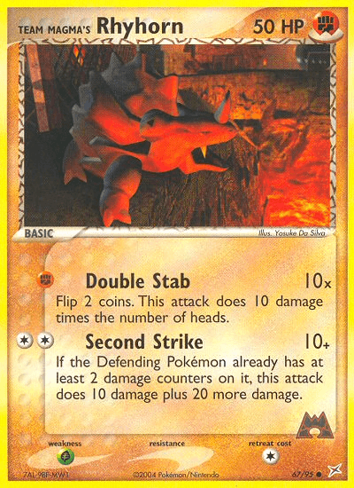 Team Magma's Rhyhorn 67/95