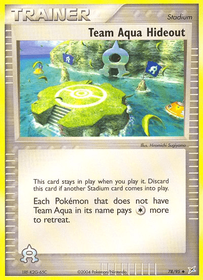 Team Aqua Hideout 78/95